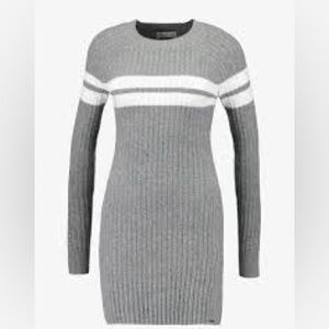 Hollister Gray Knit Sweater